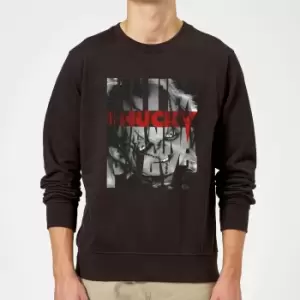 Chucky Typographic Sweatshirt - Black - L