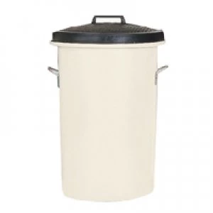 Slingsby Heavy Duty Coloured Dustbin 85 Litre White 311967