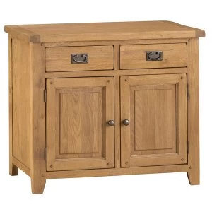 Robert Dyas Stockbridge Ready Assembled 2-Drawer 2-Door Oak Sideboard