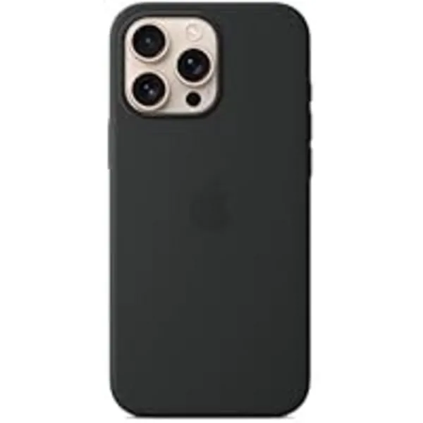 Apple Silicone Case with MagSafe for iPhone 16 Pro - Black