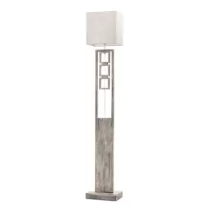 Kisar Floor Lamp with Shade White