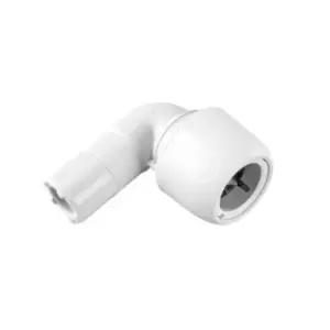 Wavin Hep2O 90 Degree Spigot Elbow Single Socket White 22mm Push-Fit Hd4/22W