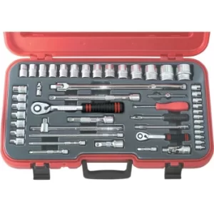 Kennedy-Pro 50PC 4-36MM Socket Set 1/4-1/2" Sq Dr