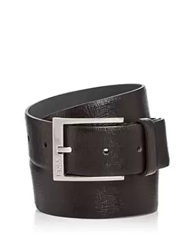 Hugo Boss Mens Clo Embossed Leather Belt