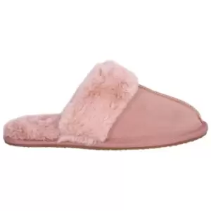 Linea Linea Suede Mule Slippers - Pink