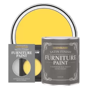 Rust-Oleum Satin Furniture & Trim Paint - LEMON SORBET - 750ml