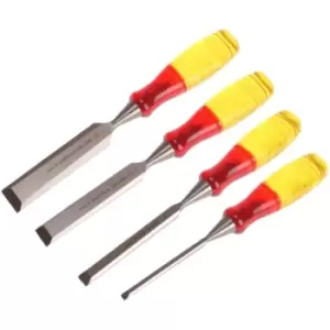 Irwin Marples M373 Bevel Edge Chisel Splitproof Handle Set of 4