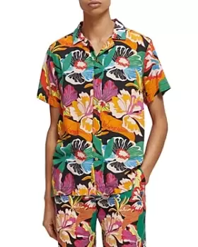 Scotch & Soda Printed Short Sleeve Shirt