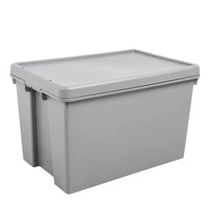 Wham Upcycled Heavy duty Cement grey Stackable Storage box