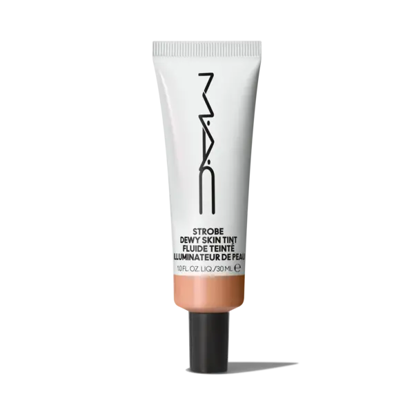 MAC Cosmetics UK Strobe Dewy Skin Tint - Tinted Moisturiser - Lightweight, 8 Hour Long Wear In Medium 3, Size: 30ml