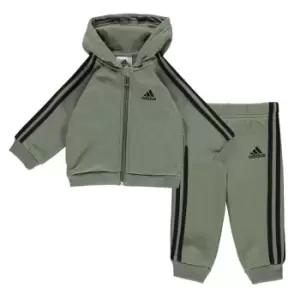 adidas Stripe Fleece Tracksuit Babies - Green