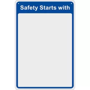 PPE Safety Check Mirror - Are you wearing the correct PPE - 300mm x 200mm