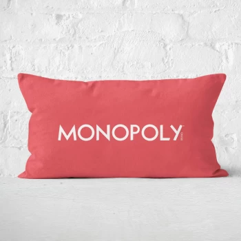 Monopoly Go Cushion 30x50cm Rectangular Cushion - Eco Friendly