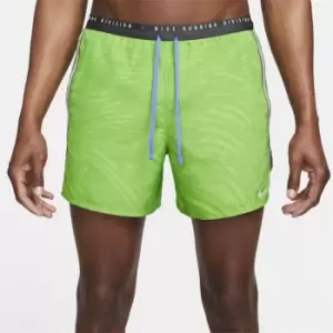 Nike Dri-FIT Run Division Stride Mens 5 Brief-Lined Running Shorts - Green