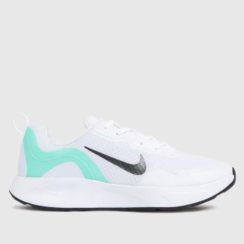 Nike White & Grey Wearallday Trainers