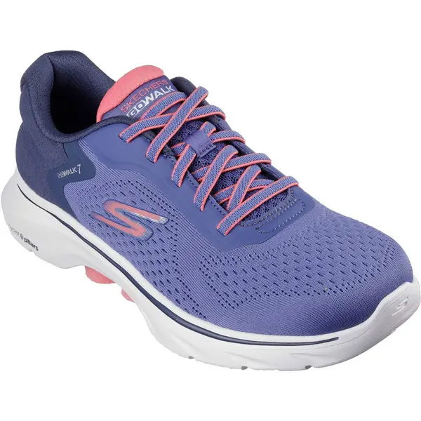 Skechers Womens GO WALK 7 Lightweight Cosmic Waves Trainers UK Size 6 (EU 39)