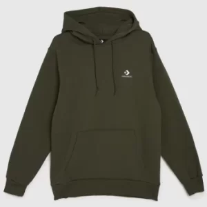 Converse Star Chevron Hoodie In Khaki