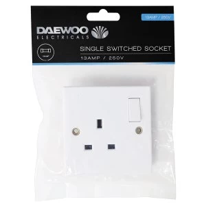 Daewoo Single-Switched Socket - 13 Amp