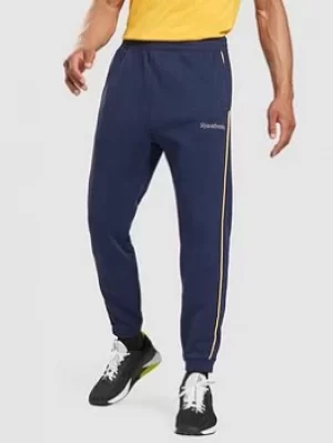 Reebok Training Essential Piping Jogger, Navy, Size L, Men