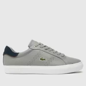 Lacoste Grey Powercourt 2.0 Trainers