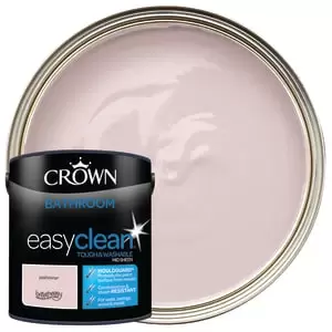 Crown Easyclean Mid Sheen Emulsion Bathroom Paint - Pashmina - 2.5L