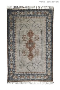 French Connection Vintage King Rug Blue