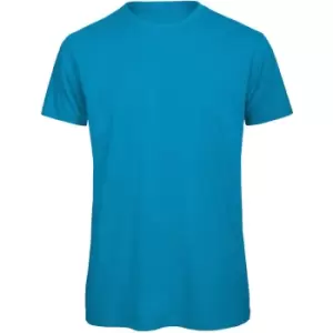 B&C Mens Favourite Organic Cotton Crew T-Shirt (2XL) (Atoll)