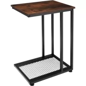 Tectake - Bedside table Eton - lamp table, side table, coffee table - industrial dark - industrial dark