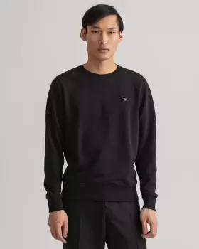 GANT Men Original Crew Neck Sweatshirt (M) Black