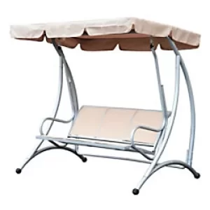 Outsunny Swing Chair 84A-053 Steel, Polyester Beige