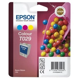 Epson Sweet T029 Tri Colour Colour Ink Cartridge