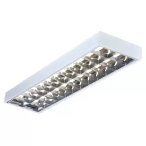 5ft T8 Surface Mounted Emergency Fluorescent Fitting, 2x58W