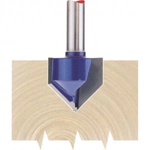 Draper V Groove Router Cutter 19mm 19mm 1/4"