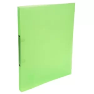 Exacompta Ring Binder Chromaline 54163E Polypropylene A4 15mm 2 ring Green Pack of 25