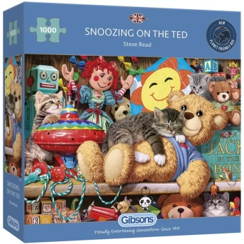 Snoozing on the Ted Jigsaw Puzzle - 1000 Pieces