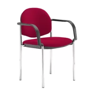 Dams MTO Coda Multi Purpose Stackable Conference Chair with Fixed Arms - Ocean B