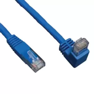 Tripp Lite N204-010-BL-DN Down-Angle Cat6 Gigabit Molded UTP Ethernet Cable (RJ45 Right-Angle Down M to RJ45 M) Blue 10 ft. (3.05 m)