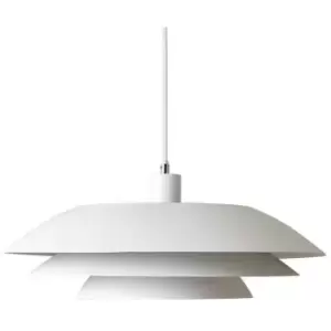 Dyberg Larsen Dome Pendant Ceiling Light Matt White 45cm