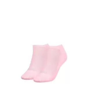 Puma Womens 2 Pack Sneaker Trainer Socks - Pink