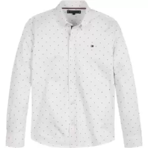 Tommy Hilfiger Str. Jersey Mini Aop Shirt - White