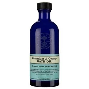 Neals Yard Remedies Geranium and Orange Bath Oil 100ml