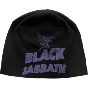 Black Sabbath - Logo & Devil Unisex Beanie Hat - Black