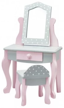 Olivias Little World Little Princess Doll Vanity Table Pink White