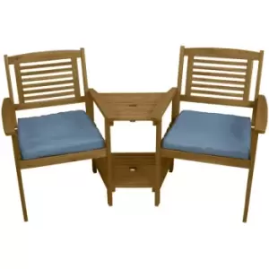 Companion Seat With Cushions - Natural