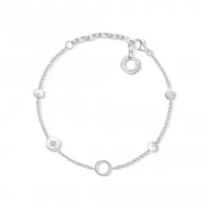 Thomas Sabo Charm Club Pearl Charm Bracelet X0273-167-14-L19v