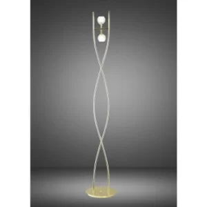 Floor lamp Dali 2 Bulbs G9, polished brass