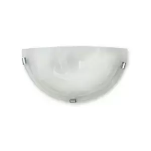 Chester polished chrome wall light 1 bulb 15.5cm