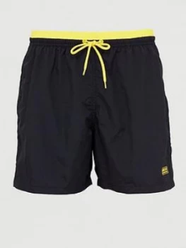 Barbour International Edge Trim Swim Shorts - Black