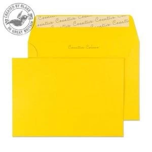 Blake Creative Colour C6 120gm2 Peel and Seal Wallet Envelopes Egg