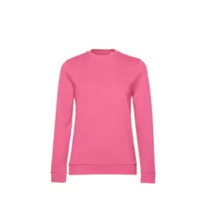 B&C Womens/Ladies Set-in Sweatshirt (XXL) (Pink)